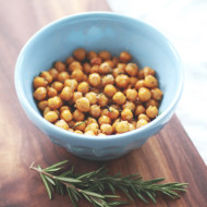 Crispy Rosemary Chickpeas | Perpetually Chic