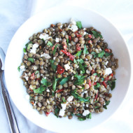 mediterranean lentil salad | perpetually chic