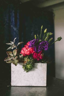 Succulent Planter by Rosehip Flora, photos by  Julie Cope | Perpetually Chic