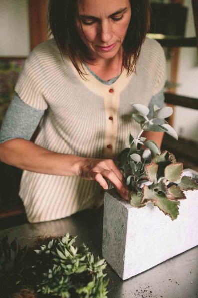 Succulent Planter by Rosehip Flora, photos by  Julie Cope | Perpetually Chic