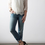 Lace & Boyfriend Jeans | Perpetually Chic