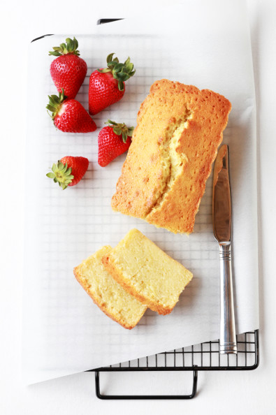 Pound Cake with Strawberries & Mascarpone Cream | Perpetually Chic