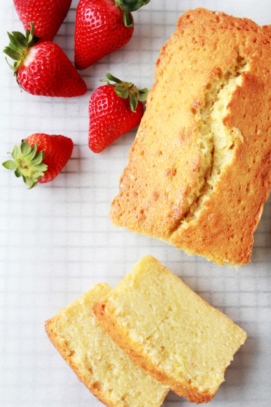 Pound Cake with Strawberries & Mascarpone Cream | Perpetually Chic