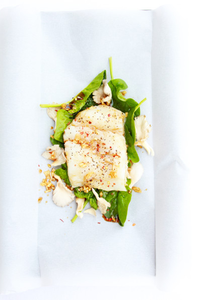 Ginger-Soy Fish in Parchment | Perpetually Chic