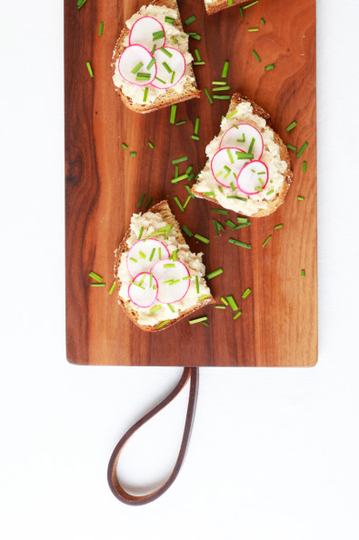 White Bean & Feta Tartines | Perpetually Chic