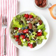 Strawberry Blueberry Salad | Perpetually Chic