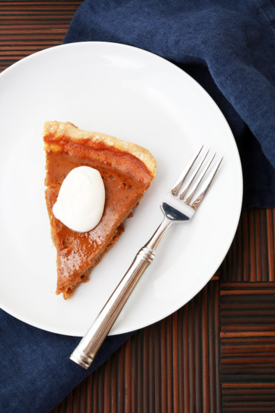 Pumpkin Pie with Pecan Crust | Perpetually Chic