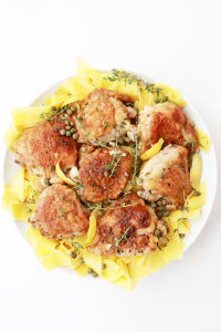 Braised Chicken with Lemon & Capers | Perpetually Chic