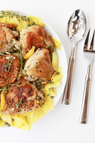Braised Chicken with Lemon & Capers | Perpetually Chic