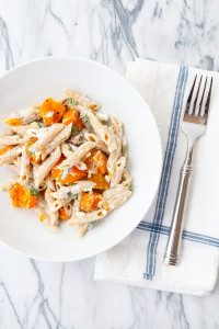 Butternut Squash Pasta with Herbs & Goat Cheese | Perpetually Chic