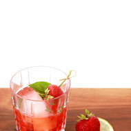 Strawberry-Basil Smash Cocktail | Perpetually Chic