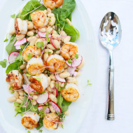 Shrimp & White Bean Salad | Perpetually Chic