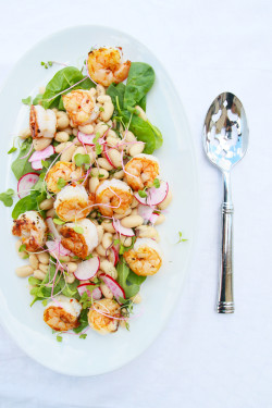 Shrimp & White Bean Salad | Perpetually Chic