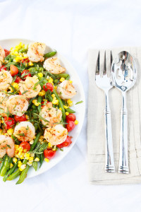 Grilled Shrimp & Green Bean Salad | Perpetually Chic