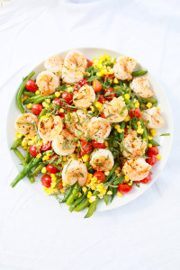 Grilled Shrimp & Green Bean Salad | Perpetually Chic