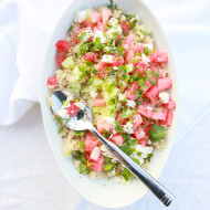 Watermelon Quinoa Salad | Perpetually Chic
