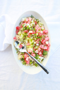 Watermelon Quinoa Salad | Perpetually Chic