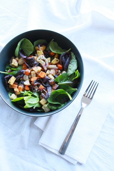 Roasted Root Vegetable Salad | Perpetually Chic