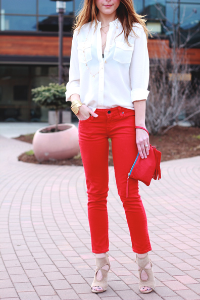 Red Hot Jeans | Perpetually Chic