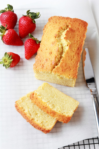 Pound Cake with Strawberries & Mascarpone Cream | Perpetually Chic