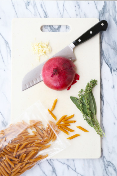 Butternut Squash Pasta with Herbs & Goat Cheese | Perpetually Chic