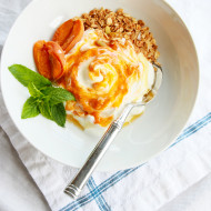 Roasted Apricot Yogurt Bowl | Perpetually Chic