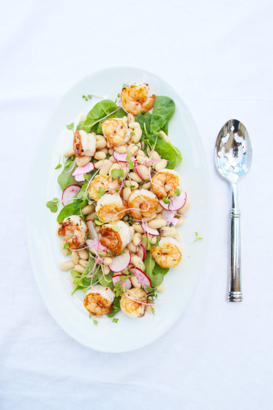 Shrimp & White Bean Salad | Perpetually Chic