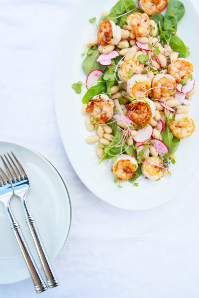 Shrimp & White Bean Salad | Perpetually Chic