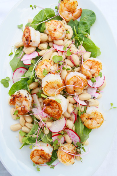 Shrimp & White Bean Salad | Perpetually Chic